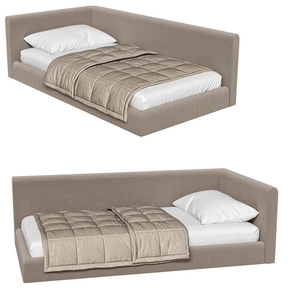 Palo Nero - Bed Chiaro Child 3D Model