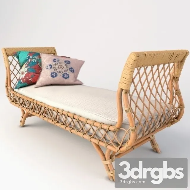 Paloma Bench 3D Model Free