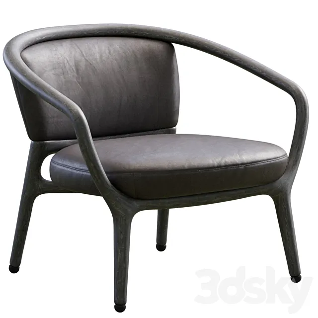 Pamina Armchair By Giorgetti 3D Model
