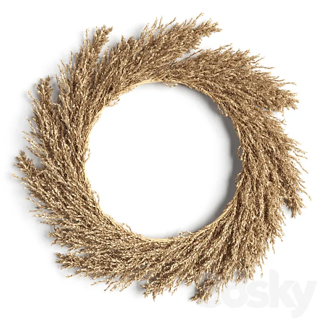 Pampas wreath 3DModel