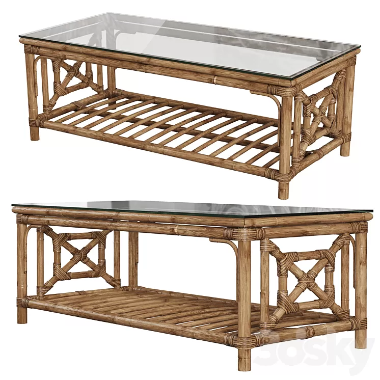 Panama jack plantation bay table 3D Model