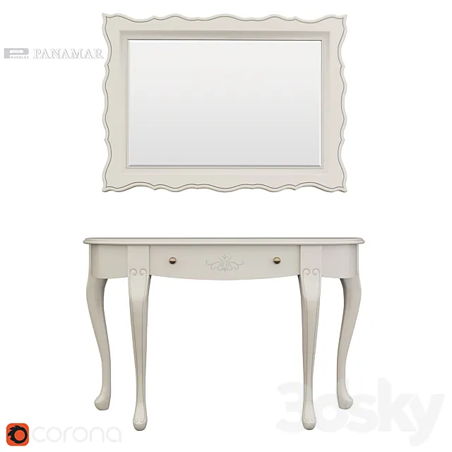 Panamar console and mirror (2) Free Download