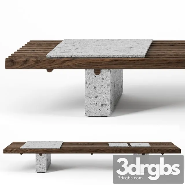 Panarea Coffee Table by Exteta 3D Model Free