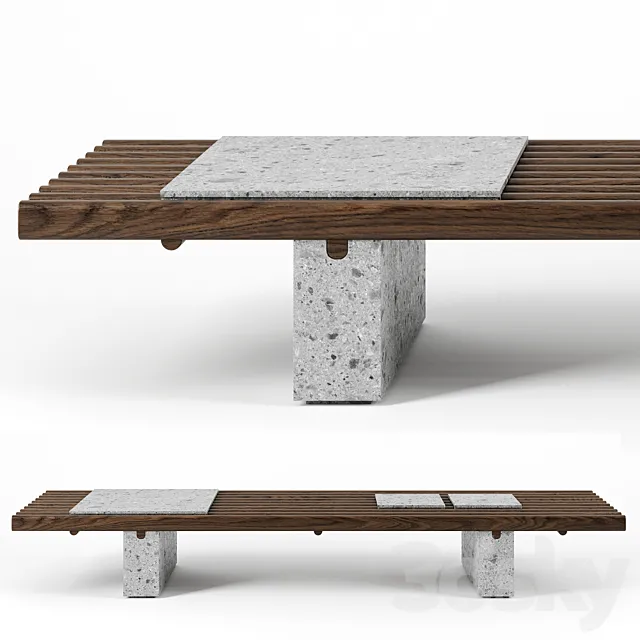 Panarea Coffee Table by Exteta 3DModel
