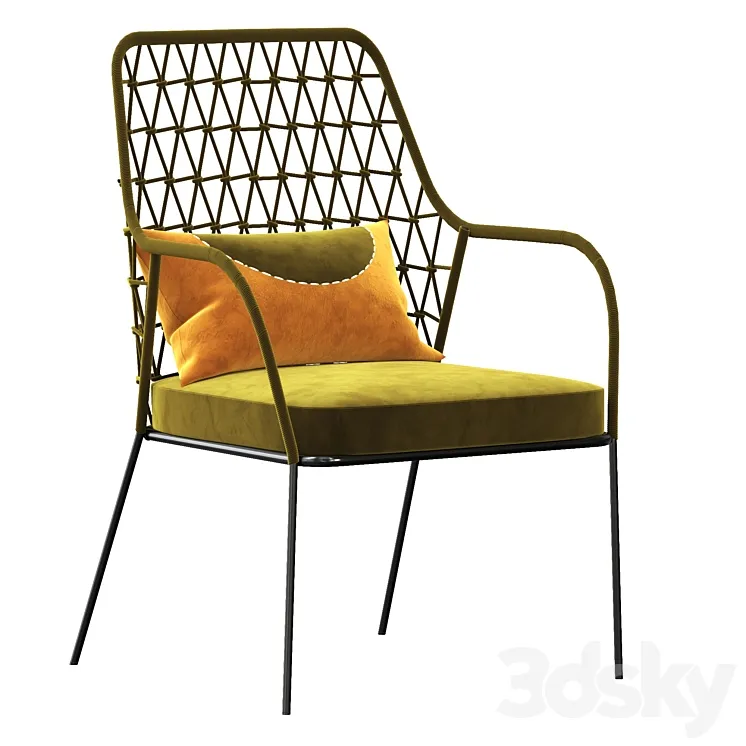 panarea lounge chair 3D Model Free