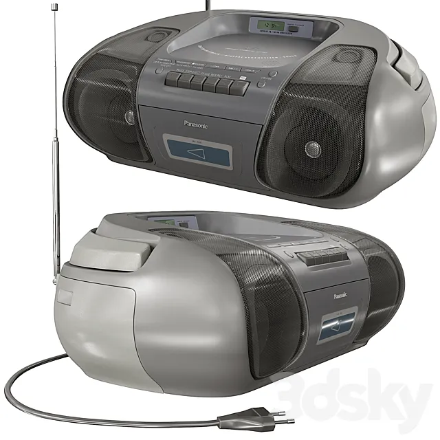 Panasonic RX-D26 Audio Recorder 3DModel