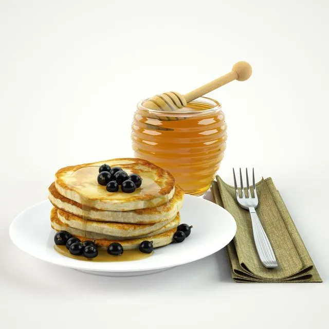 Pancakes 3D Model