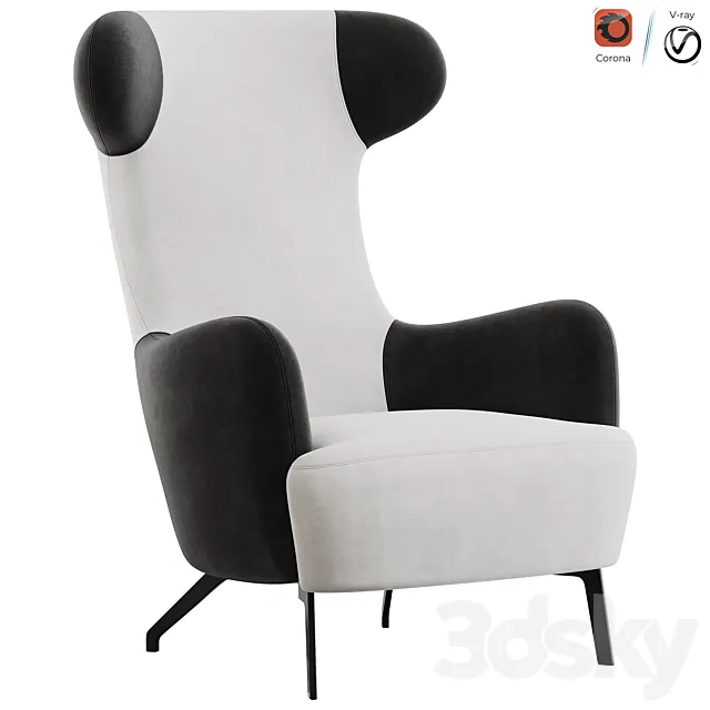 PANDA armchair 3DModel