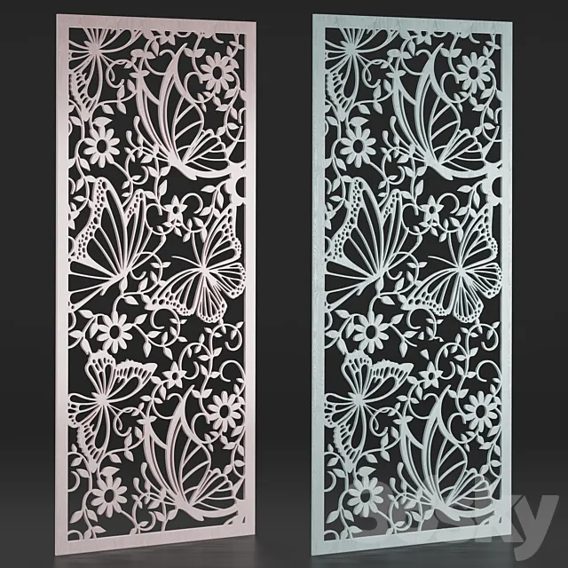 Panel and box for children’s room 12 3D Model