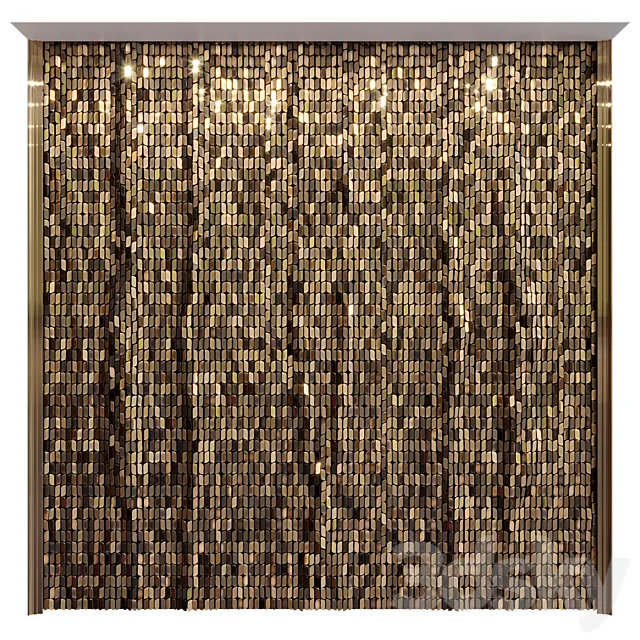Panel behind the headboard 