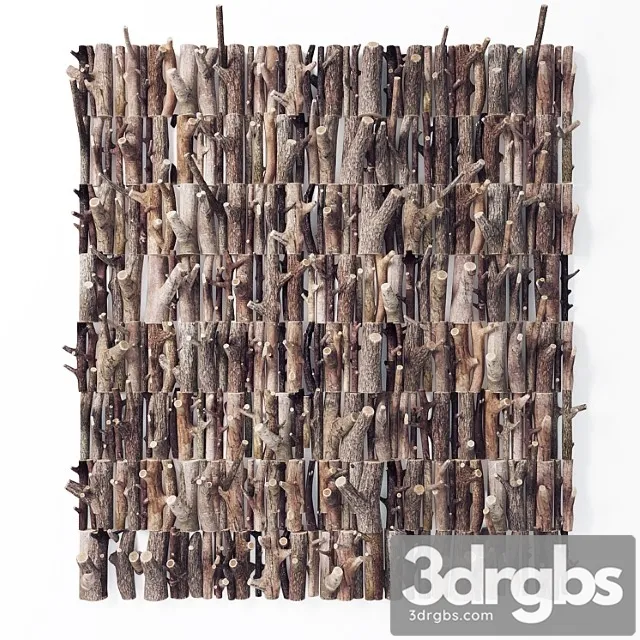 panel firewood 3D Model Free