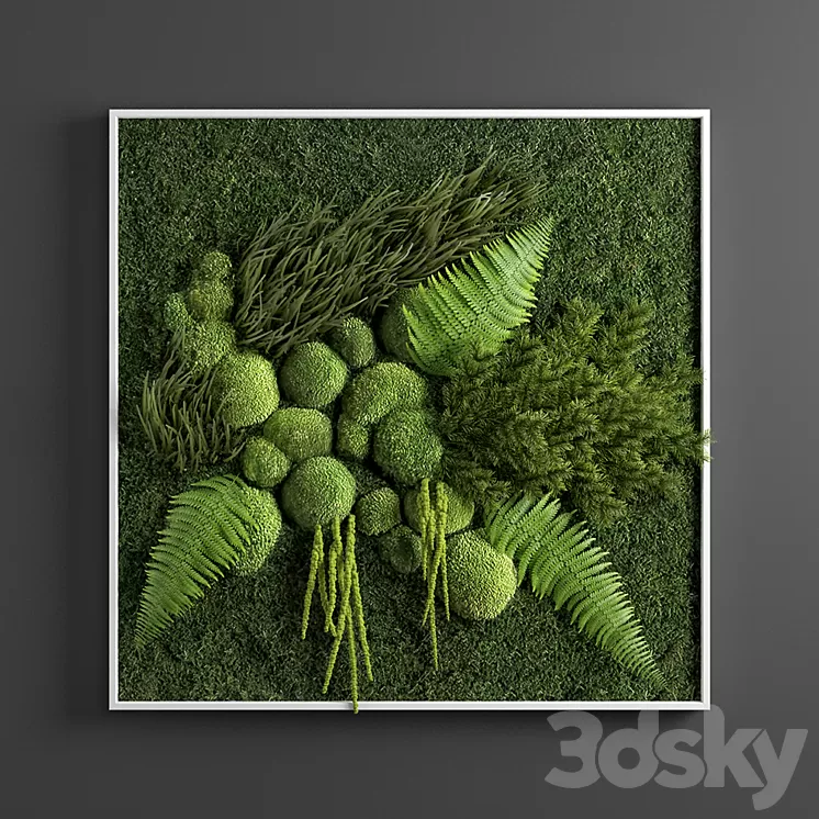 Panel green 3D Model