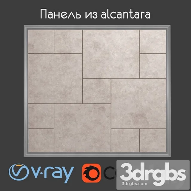 Panel of alcantara Free Download