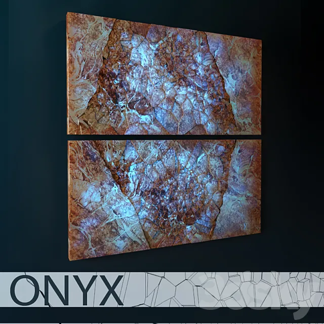 panel of onyx 3D Model