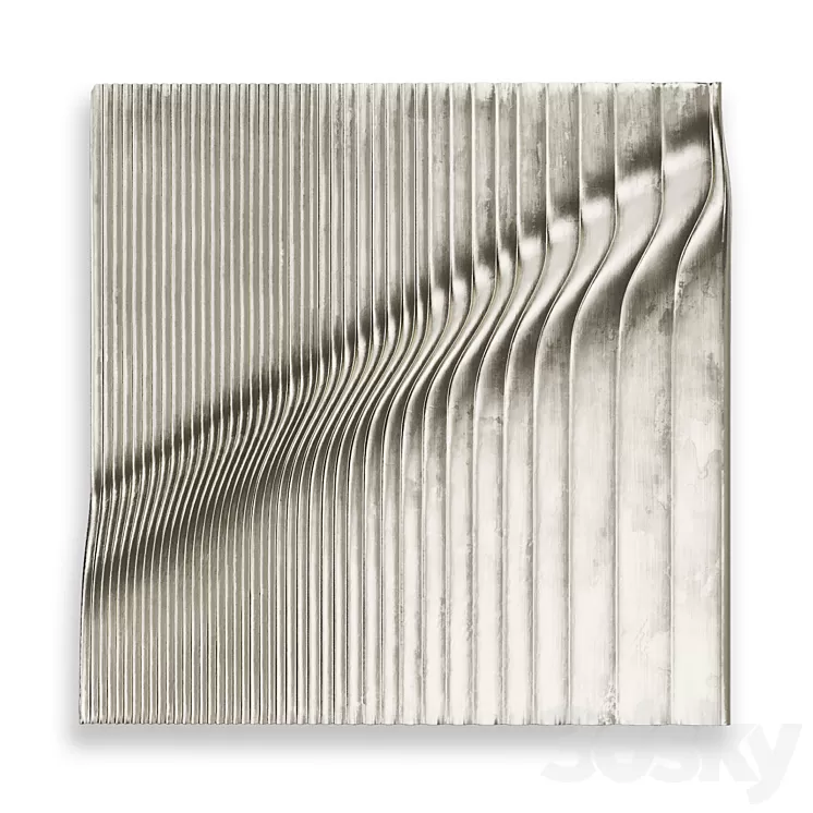 Panel  Rise 2009 wall art 3D Model Free