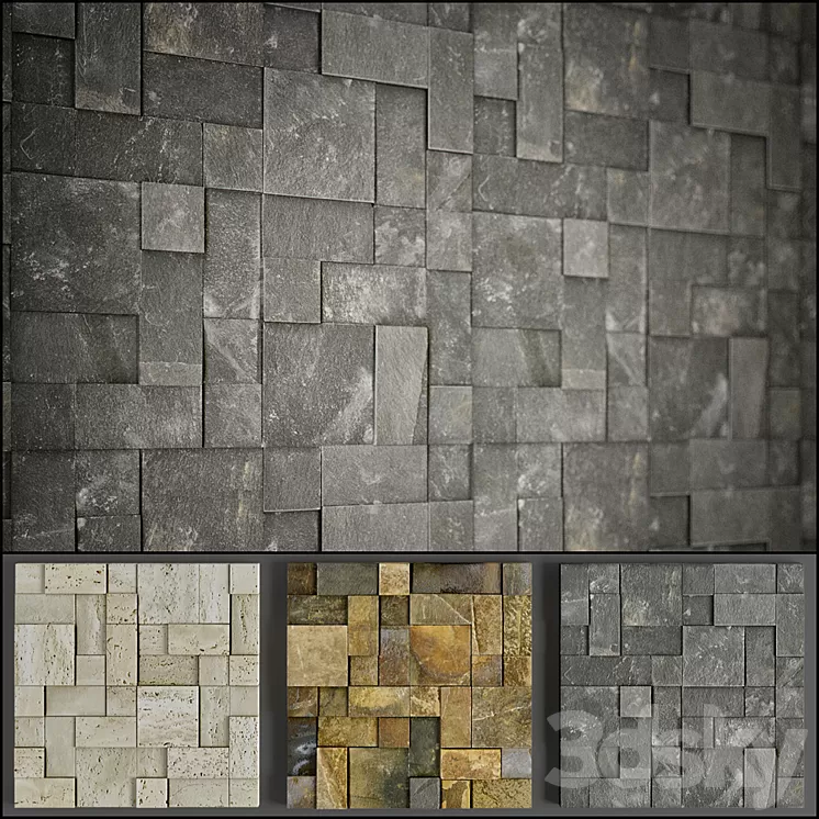 panel stone 3D Model