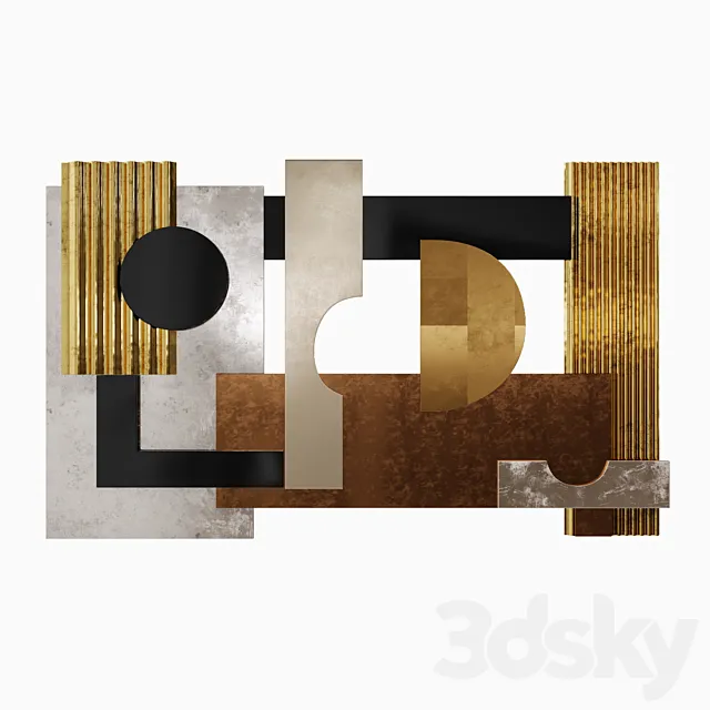 Panel wall ART-4431-PL 3D Model