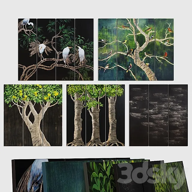 panel_MHLIVING_1 3D Model