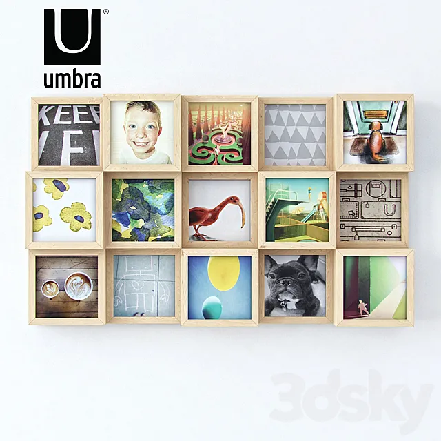 Panels for photos Umbra Blox 3DModel