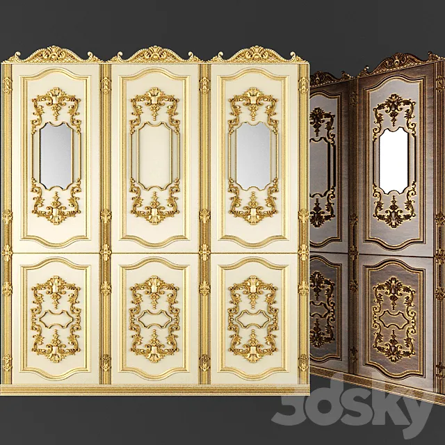 Panels for walls. 3D Model