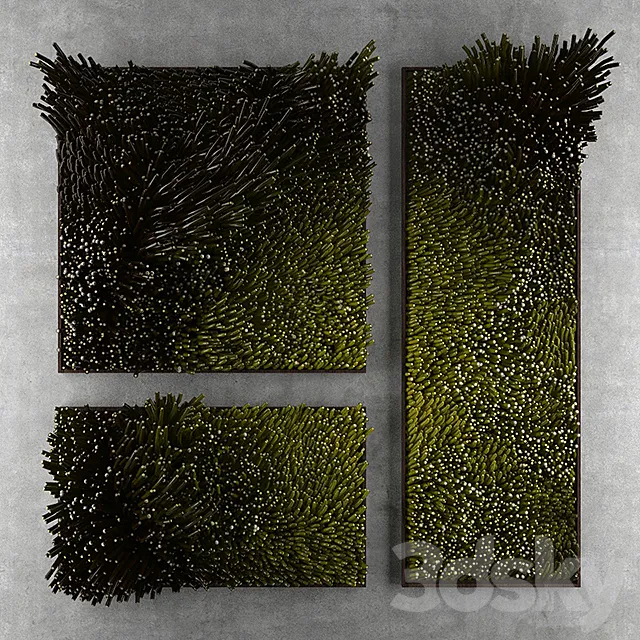 Panels made of glass 3D Model