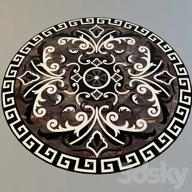 panels of marble 3D Model