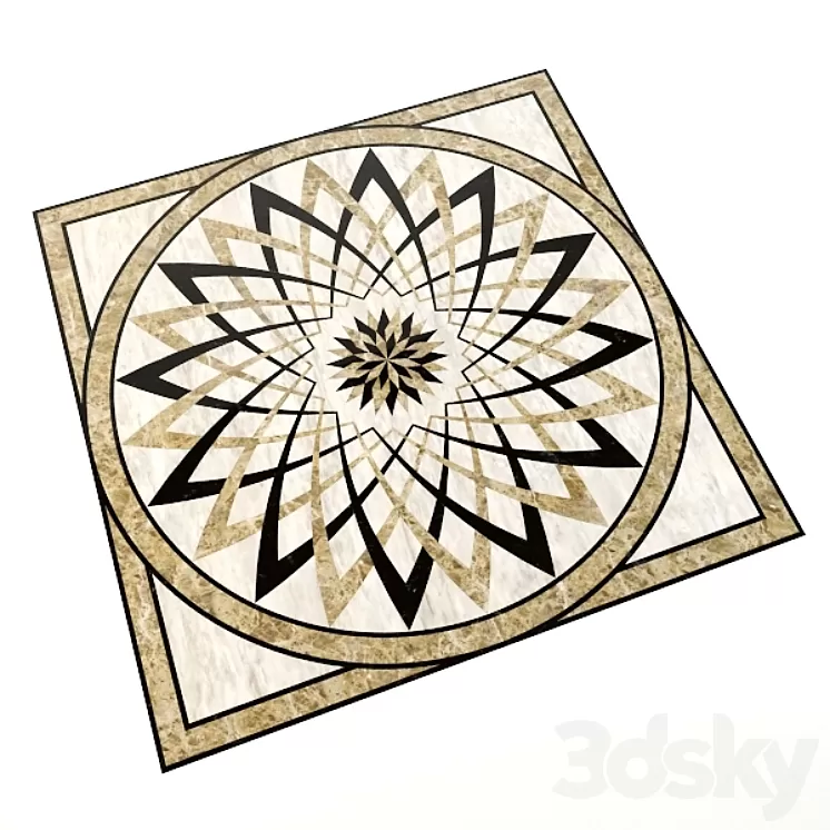panels of marble