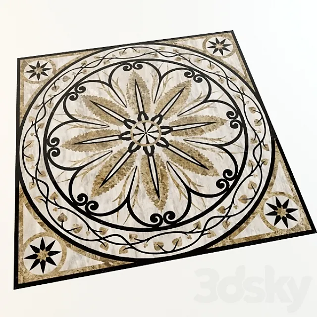 panels of marble 3DModel