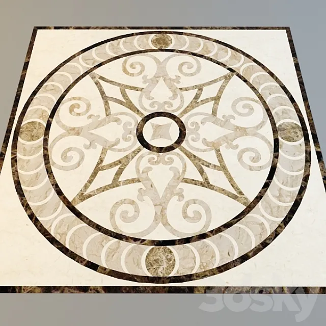 panels of marble 3DModel