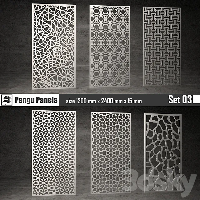 Pangu Panels Set 03 3DModel