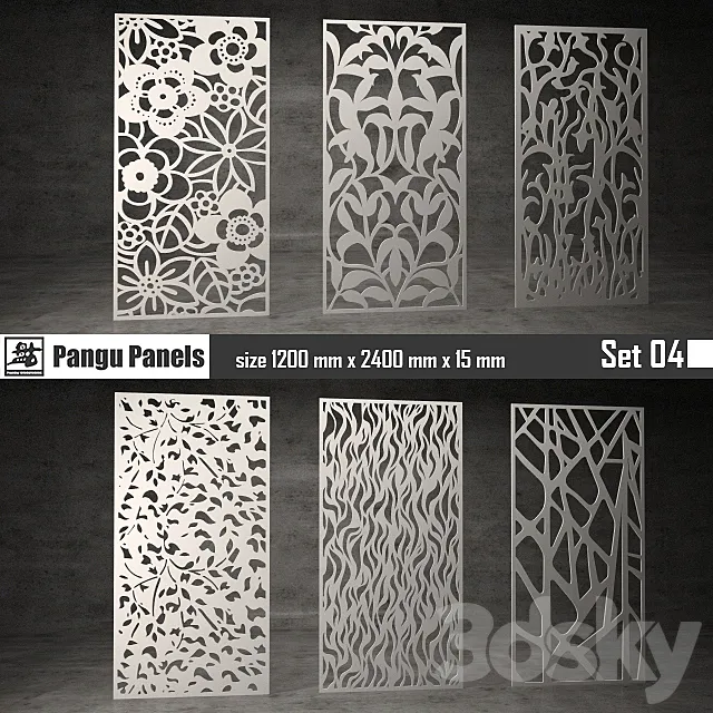 Pangu Panels Set 04 3DModel