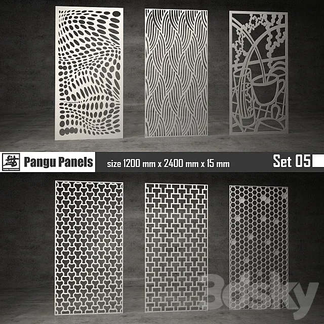 Pangu Panels Set 05 3DModel