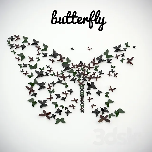 Pano “butterfly” 3DModel