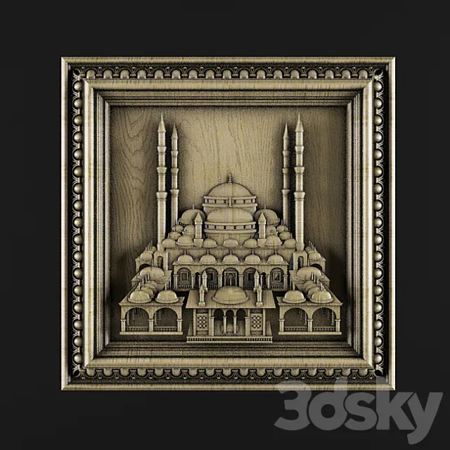 Pano Mosque 3D Model