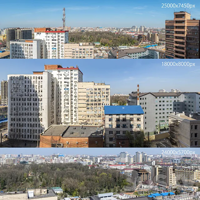 Panorama of the city of Krasnodar 3DModel