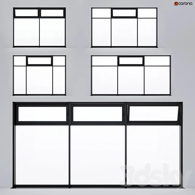 Panoramic glazing 3DModel
