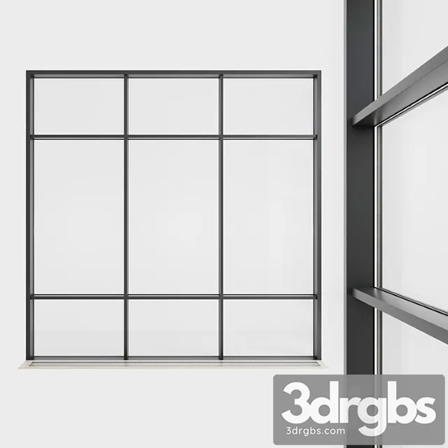 Panoramic glazing. stained glass. 52 3D Model Free