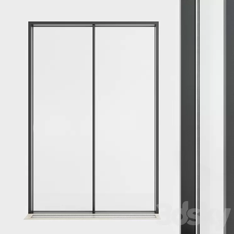 Panoramic glazing. Stained glass. 61 3D Model