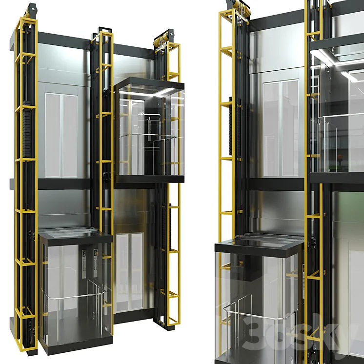 Panoramic lift 3D Model Free