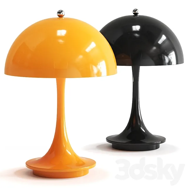 Panthella Portable by Louis Poulsen Table Lamp 3D Model