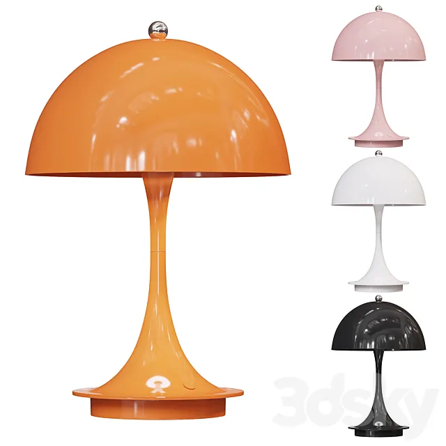 Panthella Table Lamp 3D Model
