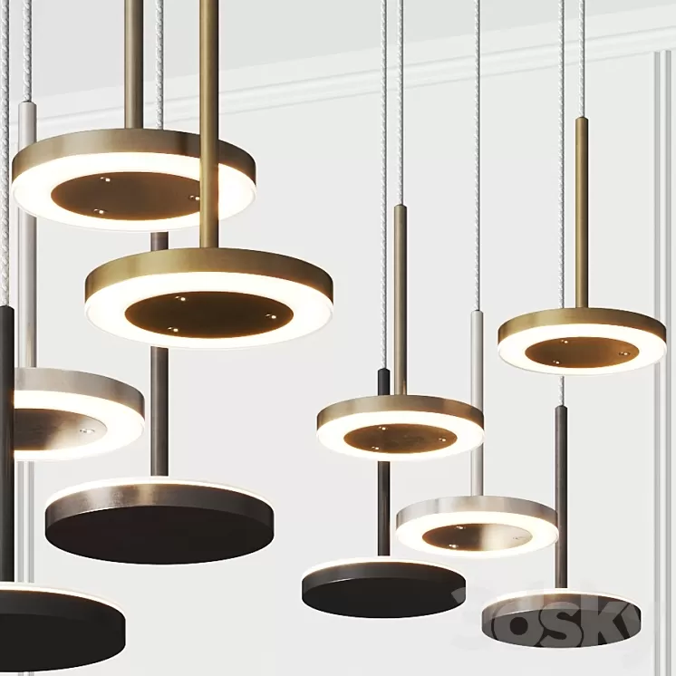 Panzeri Bella Pendants 3D Model