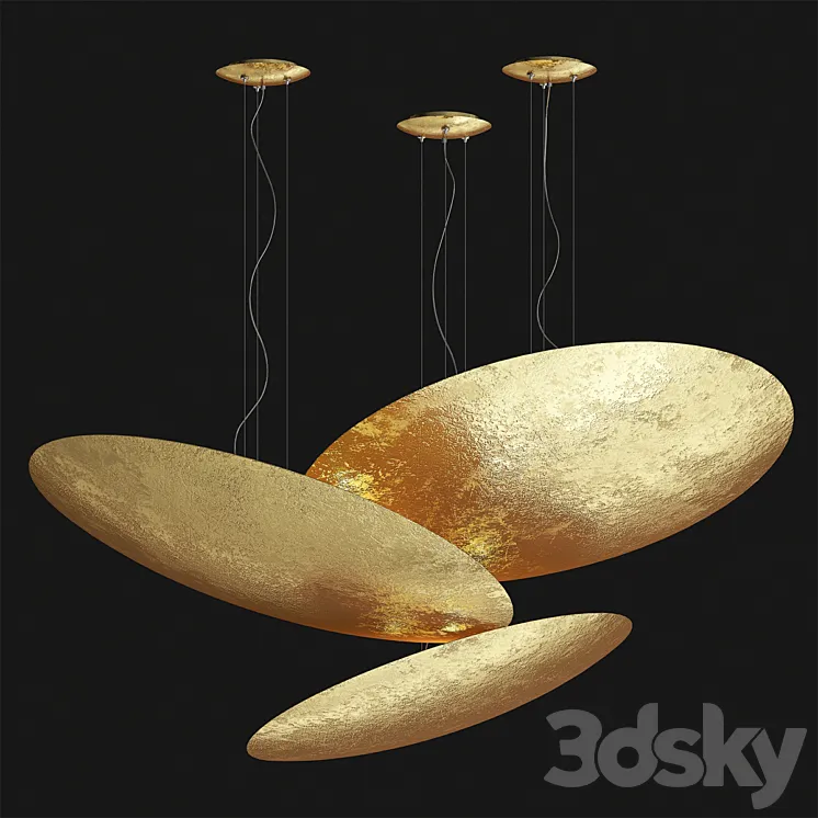 Panzeri GONG Pendant Lamp 3D Model Free