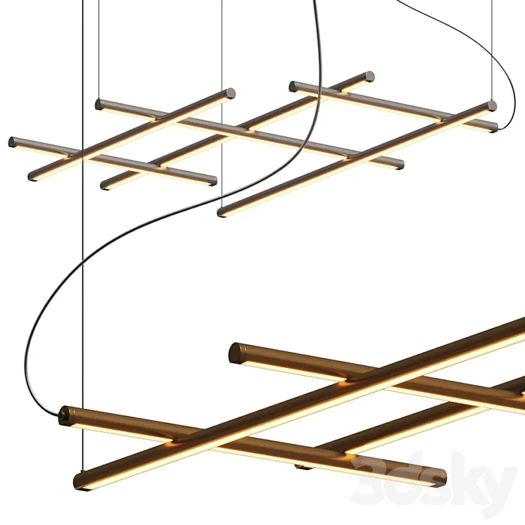 Panzeri Hilow Pendant Lamp 3D Model Free Download
