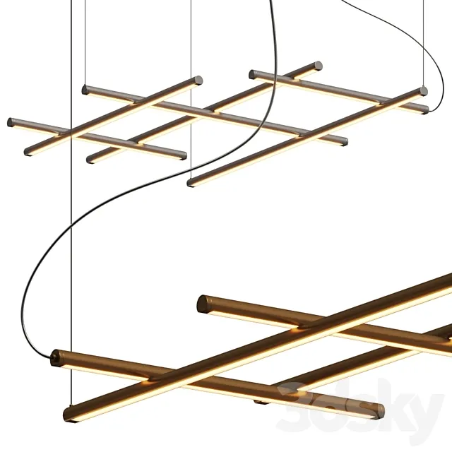Panzeri Hilow Pendant Lamp 3DModel