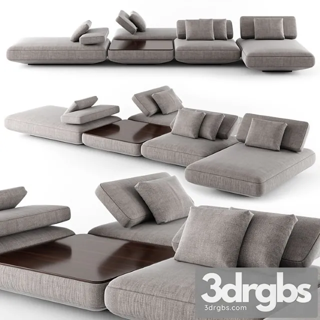 Paola lenti agio sofa