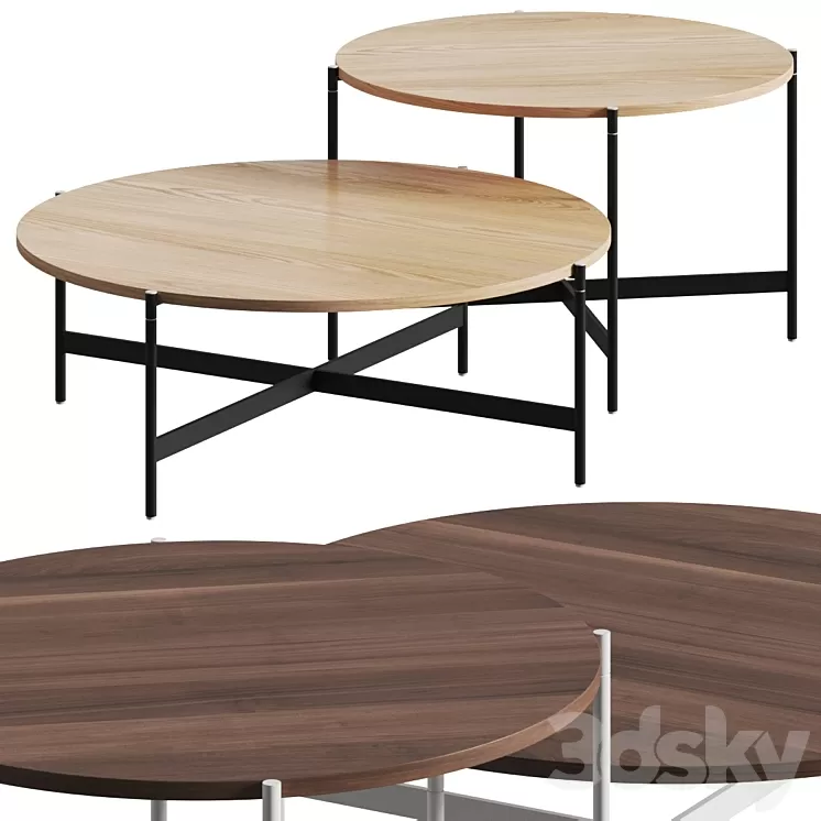 Paola Lenti Heron Coffee Tables 3D Model