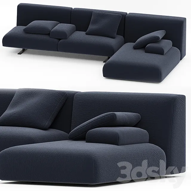 Paola Lenti MOVE Modular sofa N4 3D Model