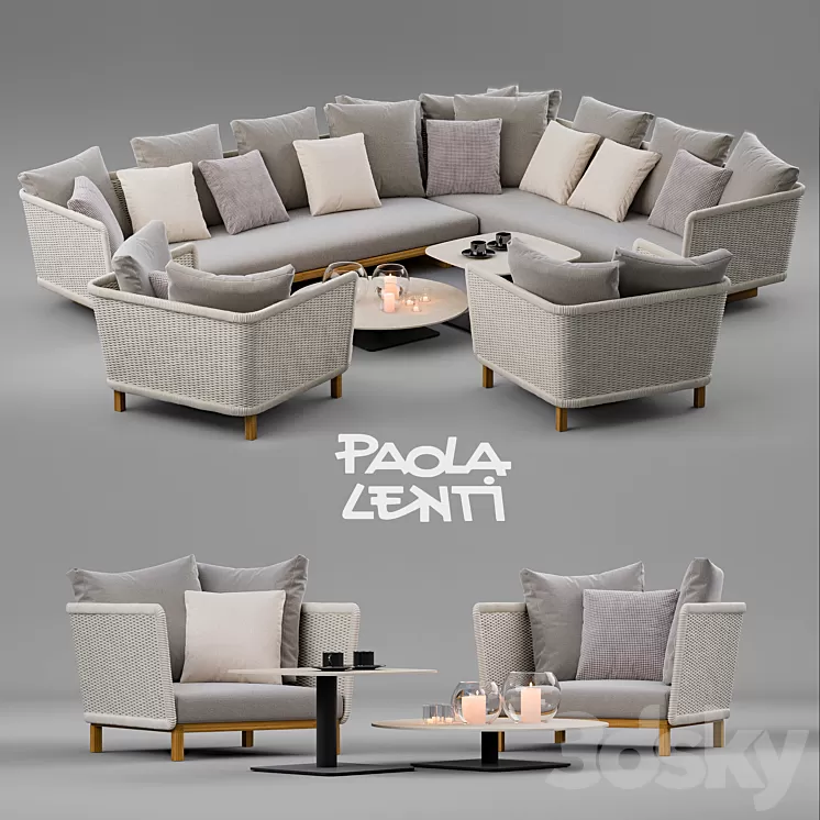 Paola Lenti Sabi 3D Model