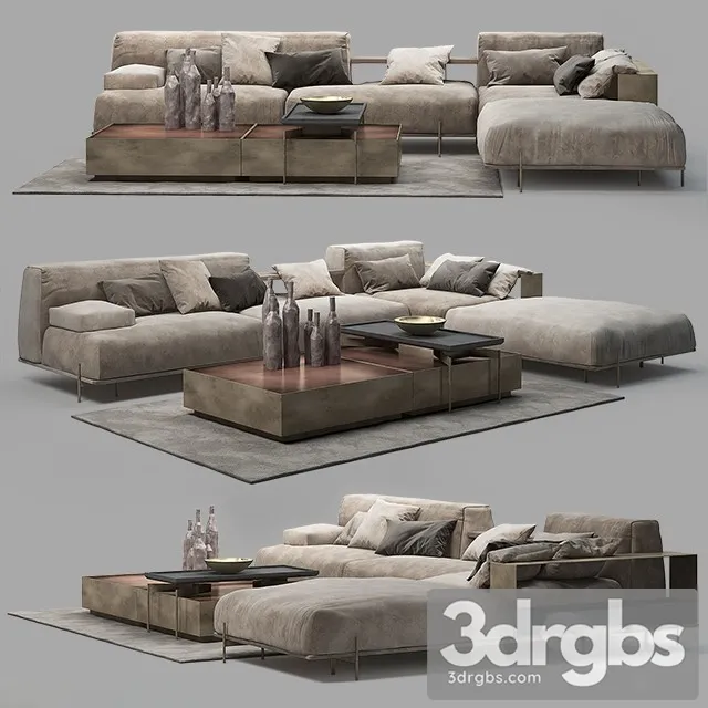 Paola Lenti Soho Sofa 3D Model Free